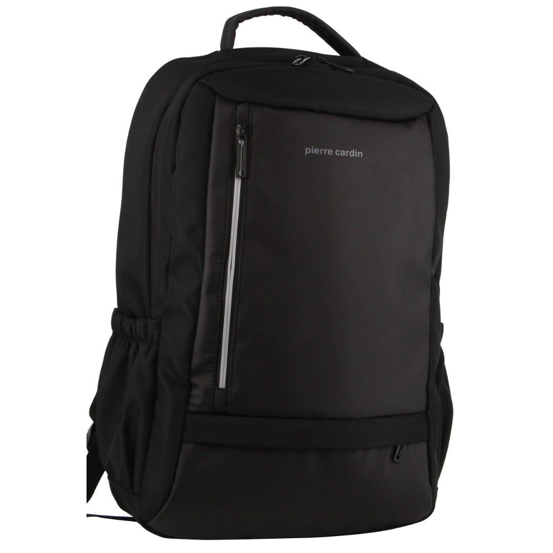 Business Computer Bags Pierre Cardin Travel & Business Backpack with Built-in USB Port Męskie Czarne | DIUOT-0197