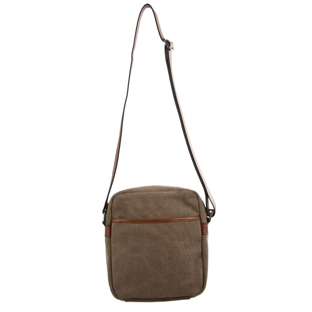 Canvas Bags Pierre Cardin Canvas Cross Body Bag Męskie Brązowe | HUDOG-4926
