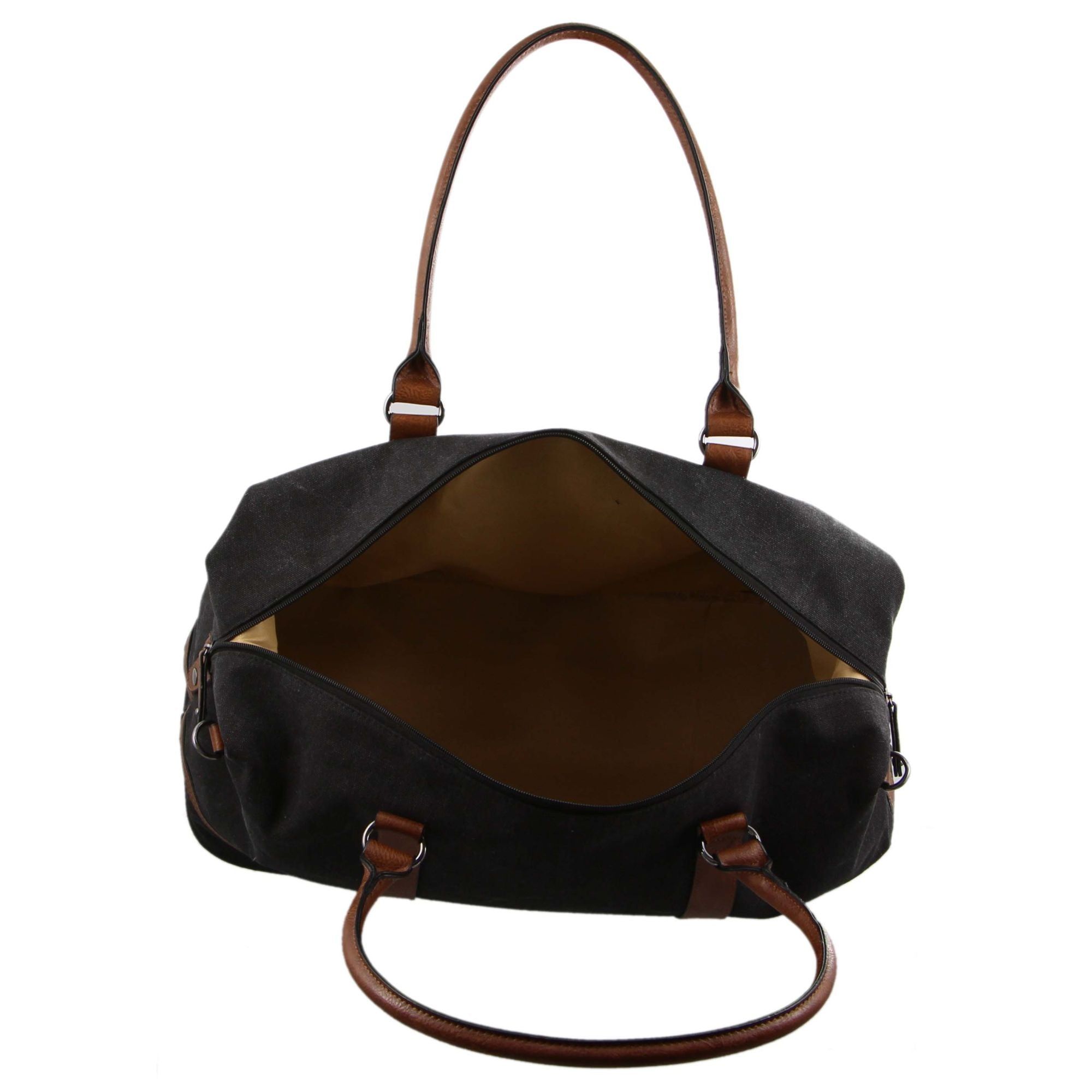 Canvas Bags Pierre Cardin Canvas Overnight Bag Damskie Czarne | SMUNI-0815