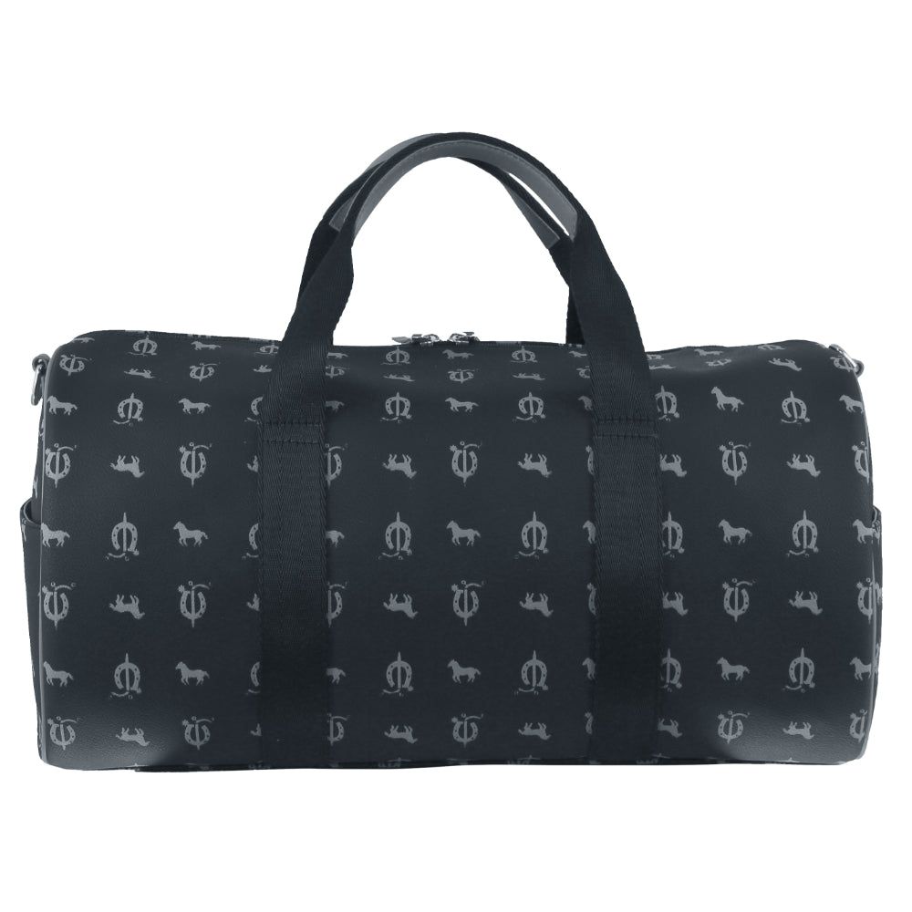 Canvas Bags Pierre Cardin Leather Canvas Print Design Duffle Bag Damskie Niebieskie | YOKAH-2361