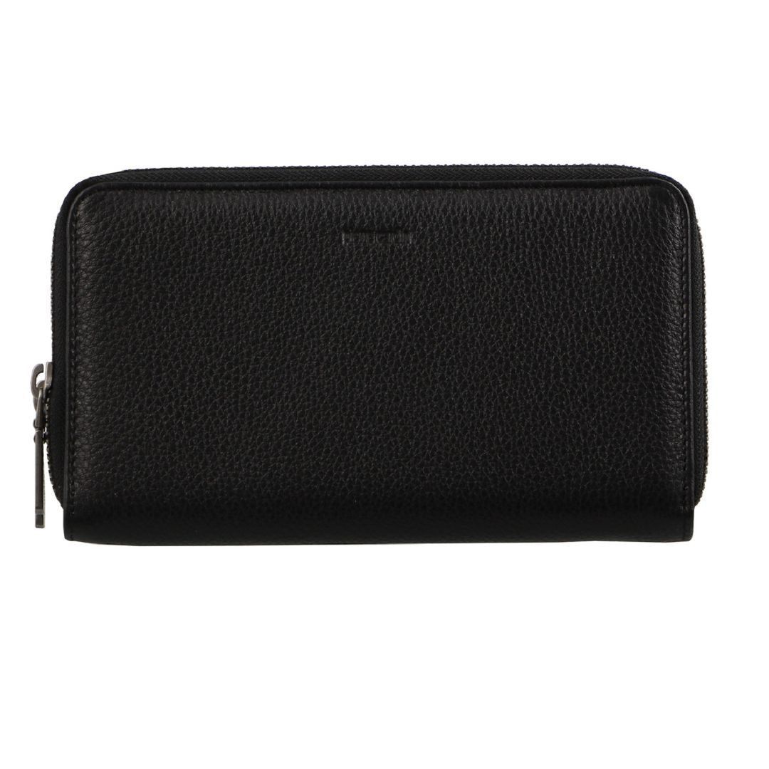 Duże Portfele Pierre Cardin Italian Leather Double Zip Wallet Damskie Indygo | NUKMO-3219