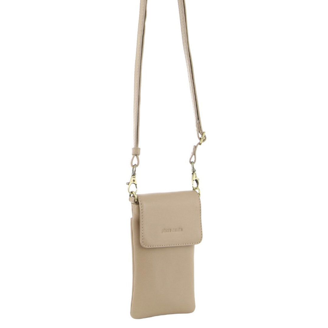 Duże Portfele Pierre Cardin Leather Phone Cross-Body Bag Damskie Złote | TMXKC-6048