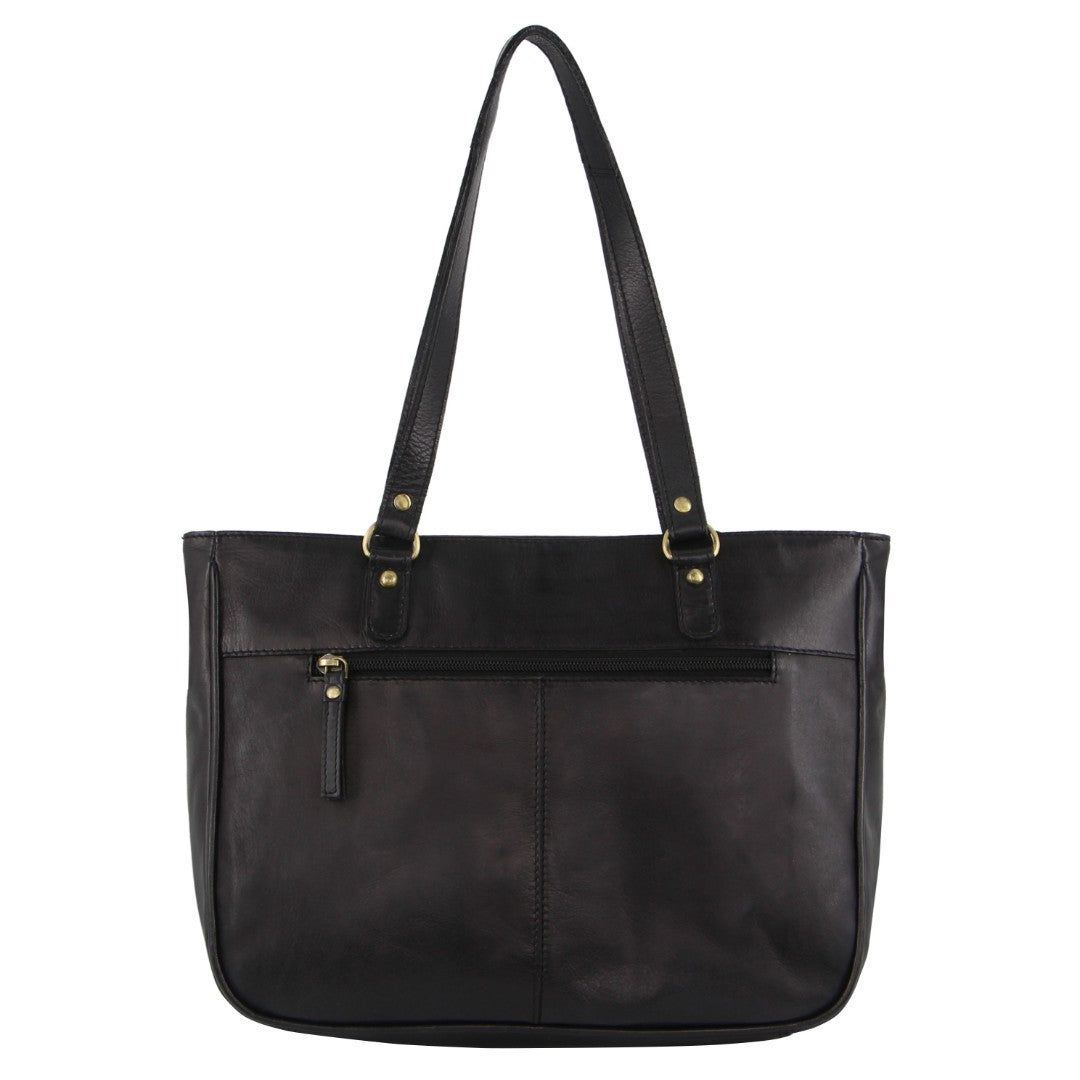 Handbags Pierre Cardin Leather Stud Detail Tote Bag Damskie Czarne | QOZCG-3915