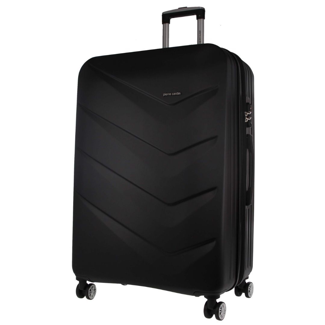 Hard Shell Cases Pierre Cardin 54cm CABIN Hard Shell Case Travel Czarne | GYSRU-2315