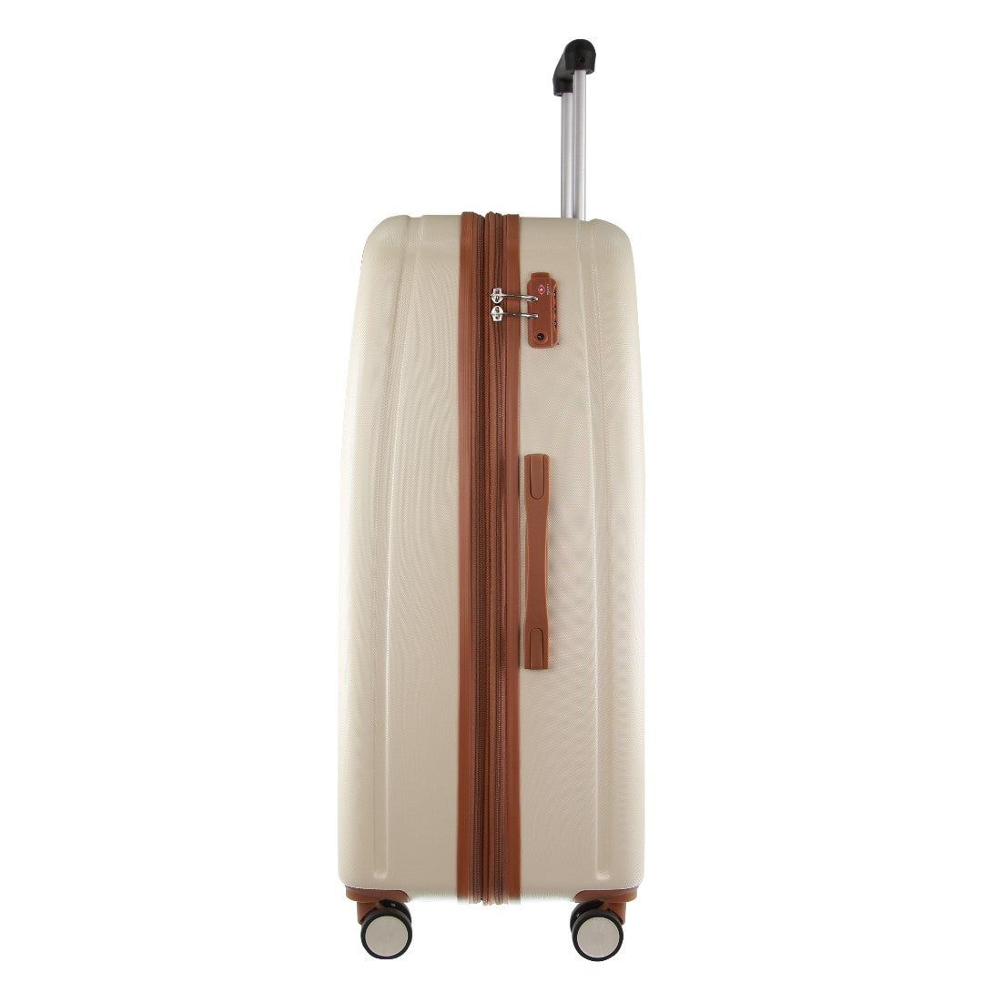 Hard Shell Cases Pierre Cardin 70cm MEDIUM Hard Shell Case Travel Białe | CRMZI-8940