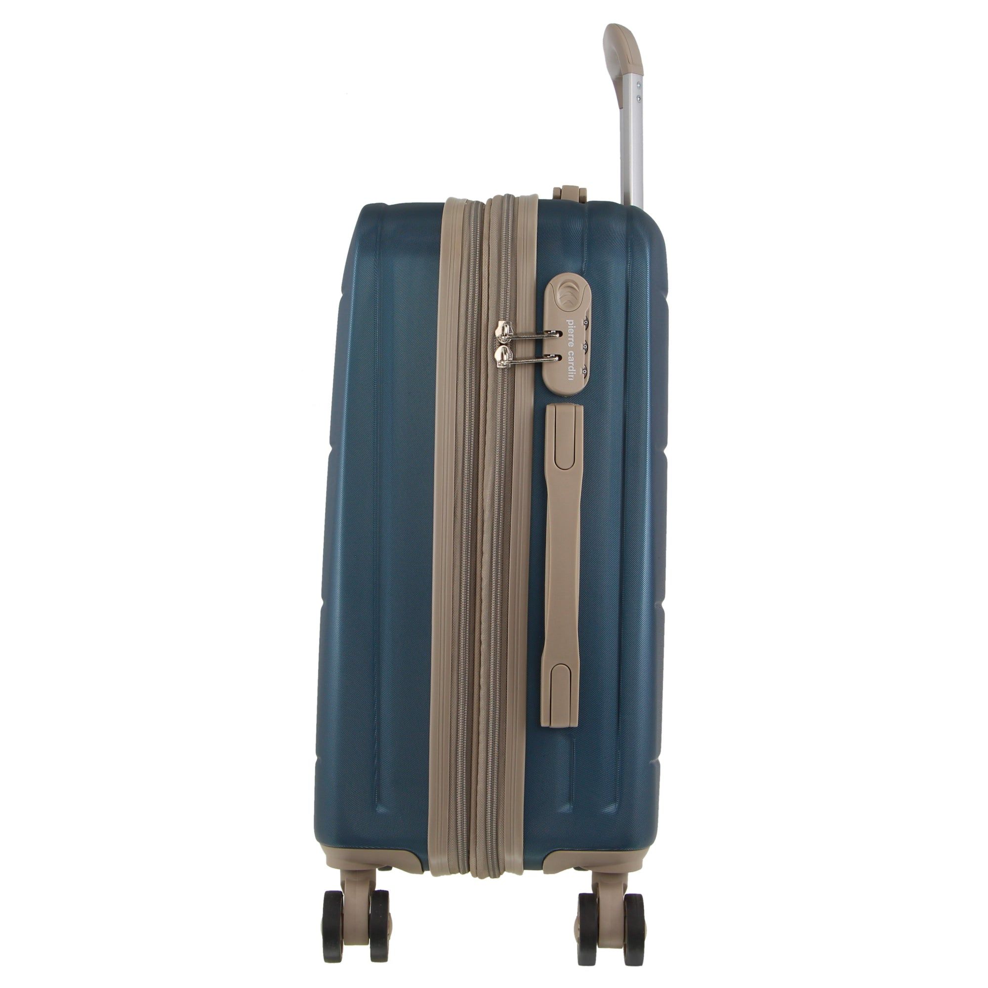 Hard Shell Cases Pierre Cardin 70cm Medium Hard-Shell Suitcase Travel Niebieskie | NFJOW-6307