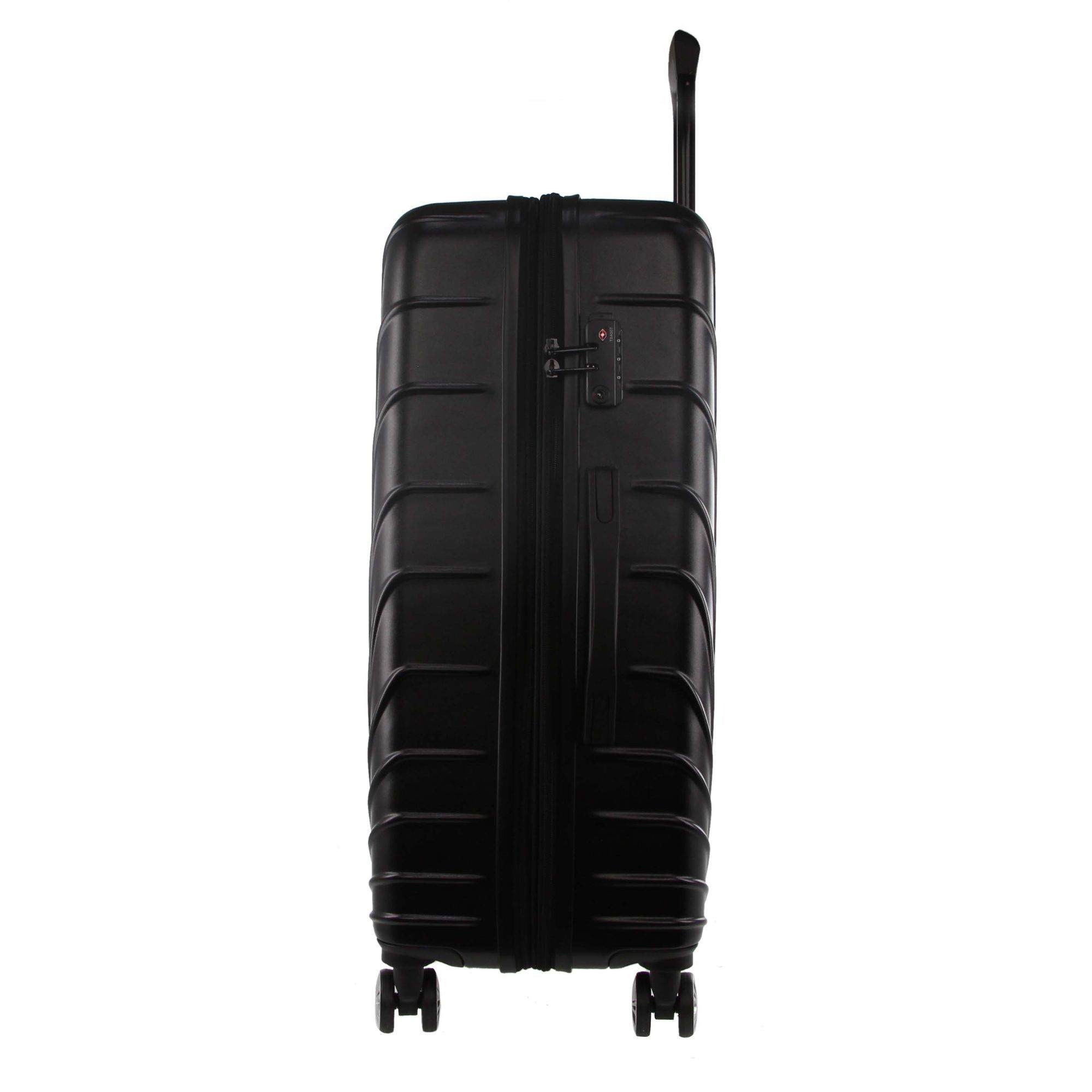 Hard Shell Cases Pierre Cardin 80cm LARGE Hard Shell Case Travel Czarne | UKQXW-6425