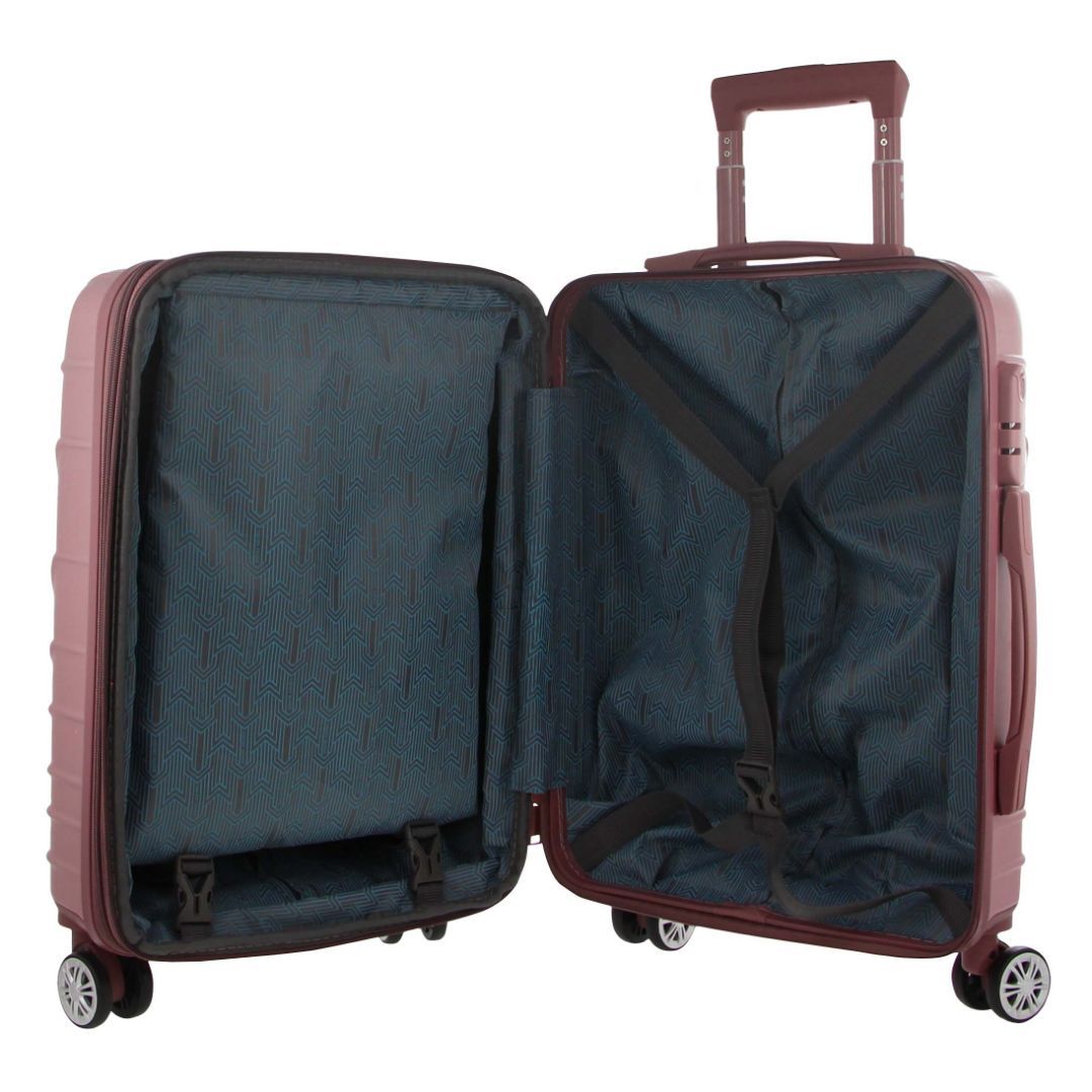 Hard Shell Cases Pierre Cardin 80cm LARGE Hard Shell Case Travel Różowe | MJDTA-3085