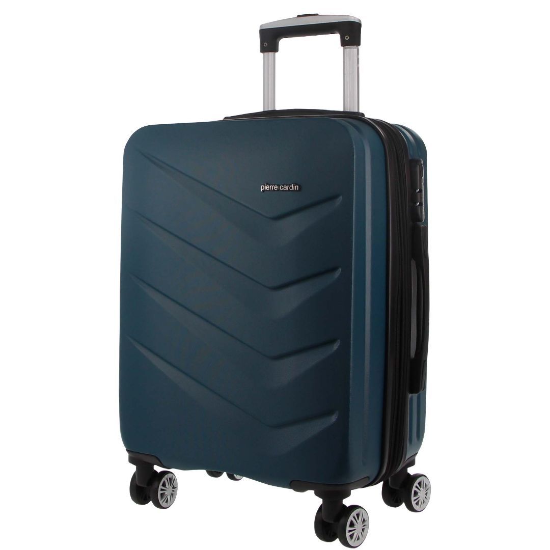 Hard Shell Cases Pierre Cardin 80cm LARGE Hard Shell Case Travel Turkusowe | JWCLO-0431