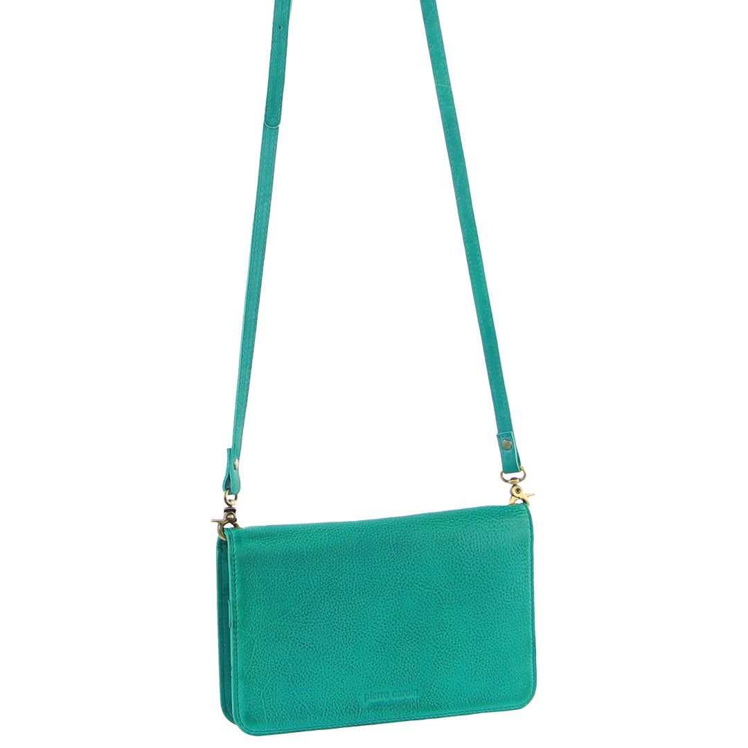 Kopertówka Pierre Cardin Genuine Leather Clutch Wallet Bag Damskie Fioletowe | DAMQB-2375