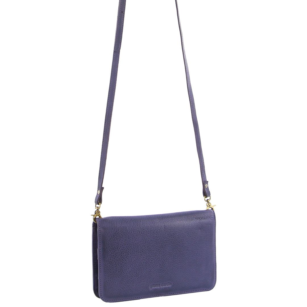 Kopertówka Pierre Cardin Genuine Leather Clutch Wallet Bag Damskie Fioletowe | DAMQB-2375