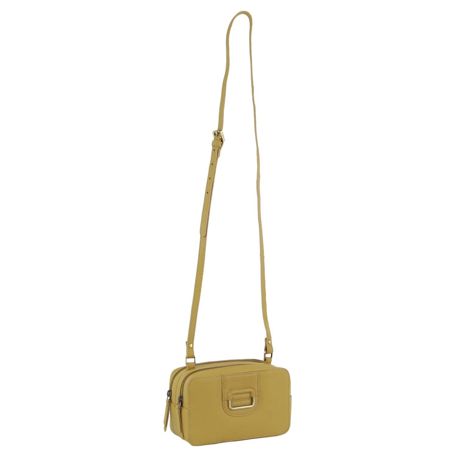 Kopertówka Pierre Cardin Leather Cross-Body Clutch Damskie Żółte | SWHDF-8527
