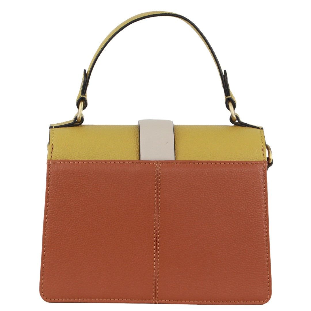 Kopertówka Pierre Cardin Leather Cross-Body Clutch Bag Damskie Żółte | NRTCZ-8715