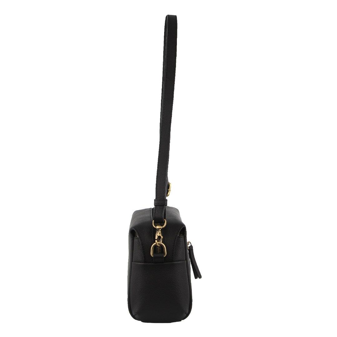 Kopertówka Pierre Cardin Leather Cross-Body Bag Clutch Damskie Czarne | MWODC-0865
