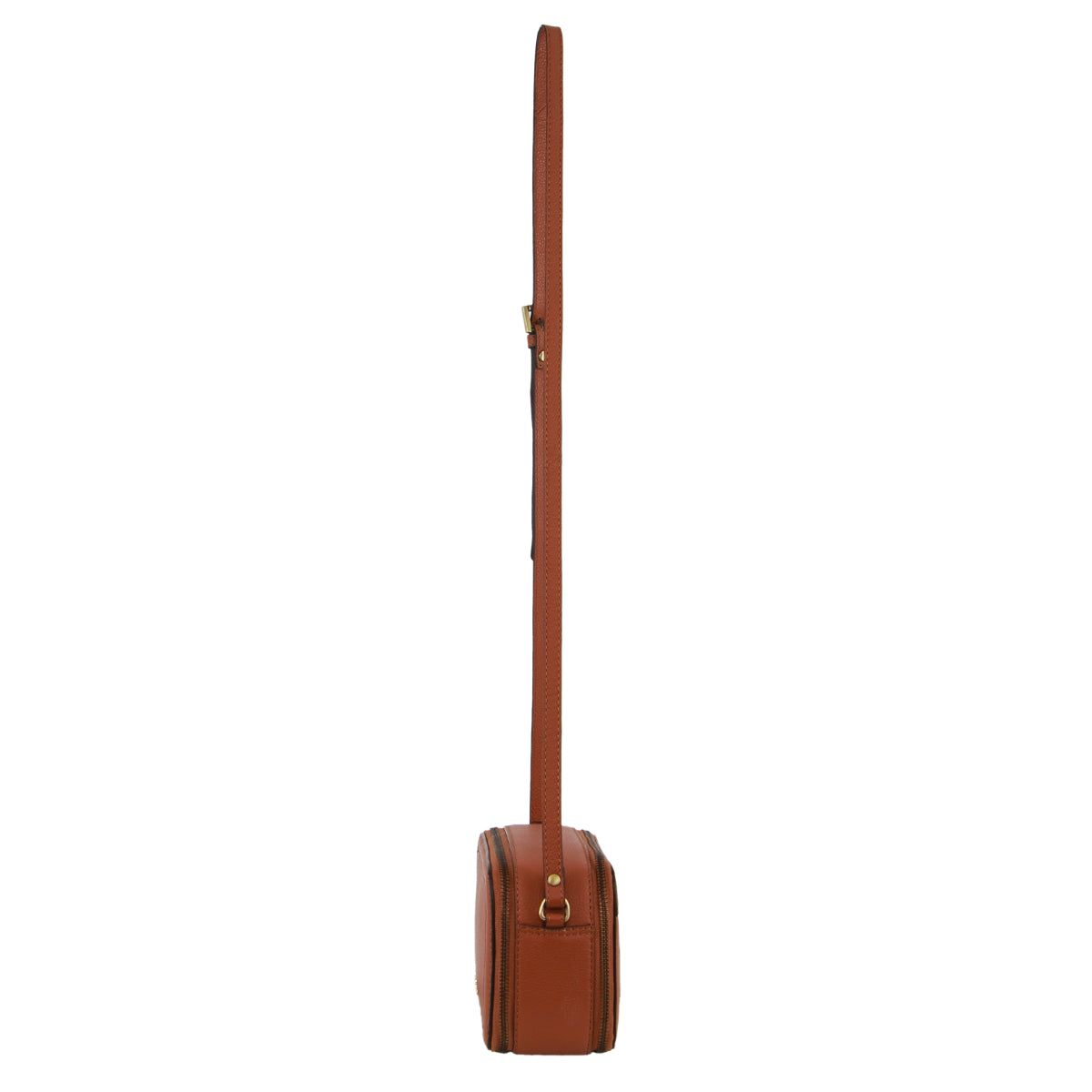 Kopertówka Pierre Cardin Leather Crossbody Camera Bag Damskie Brązowe | XHGAW-4012