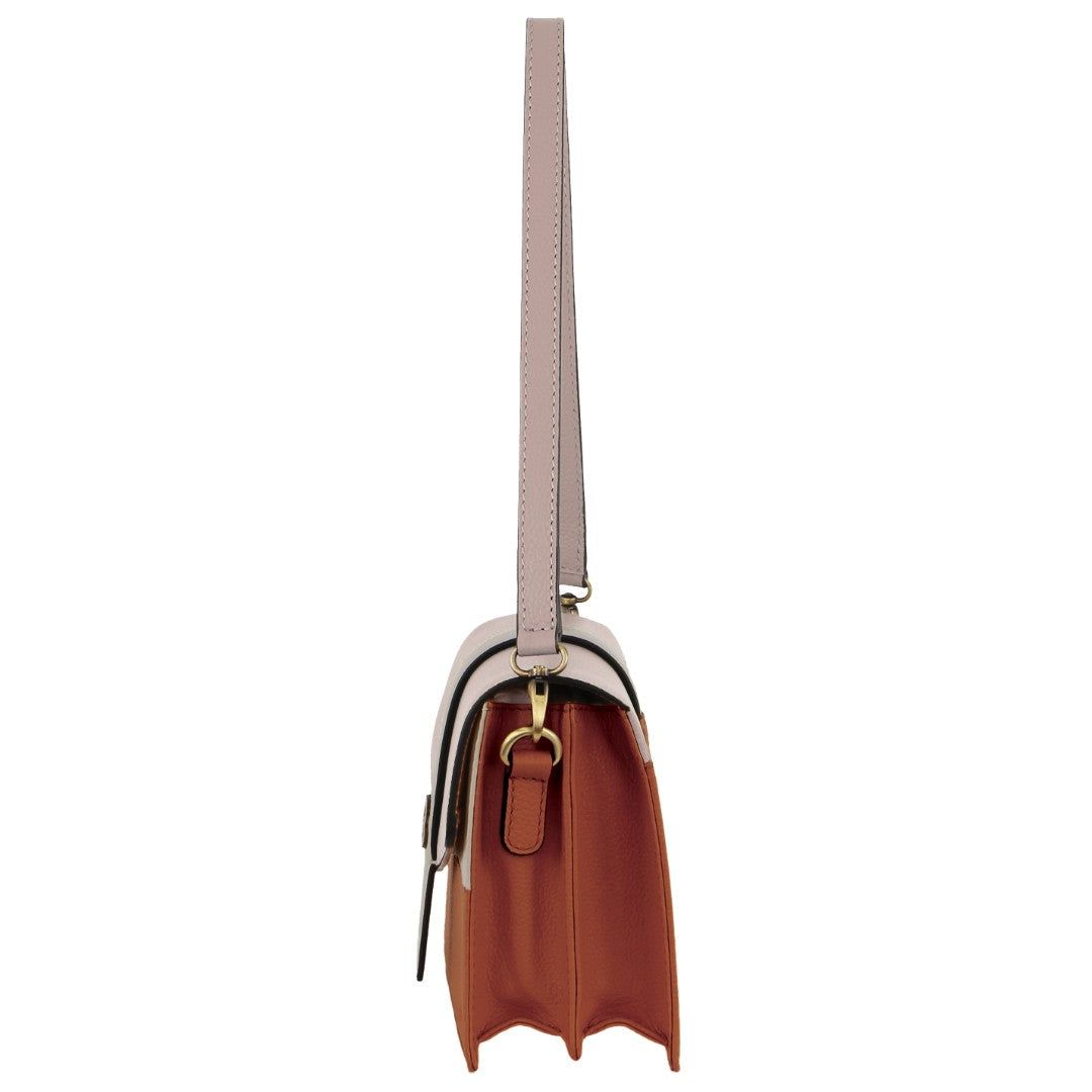 Kopertówka Pierre Cardin Leather Crossbody Clutch Bag Damskie Beżowe | POJWS-3058