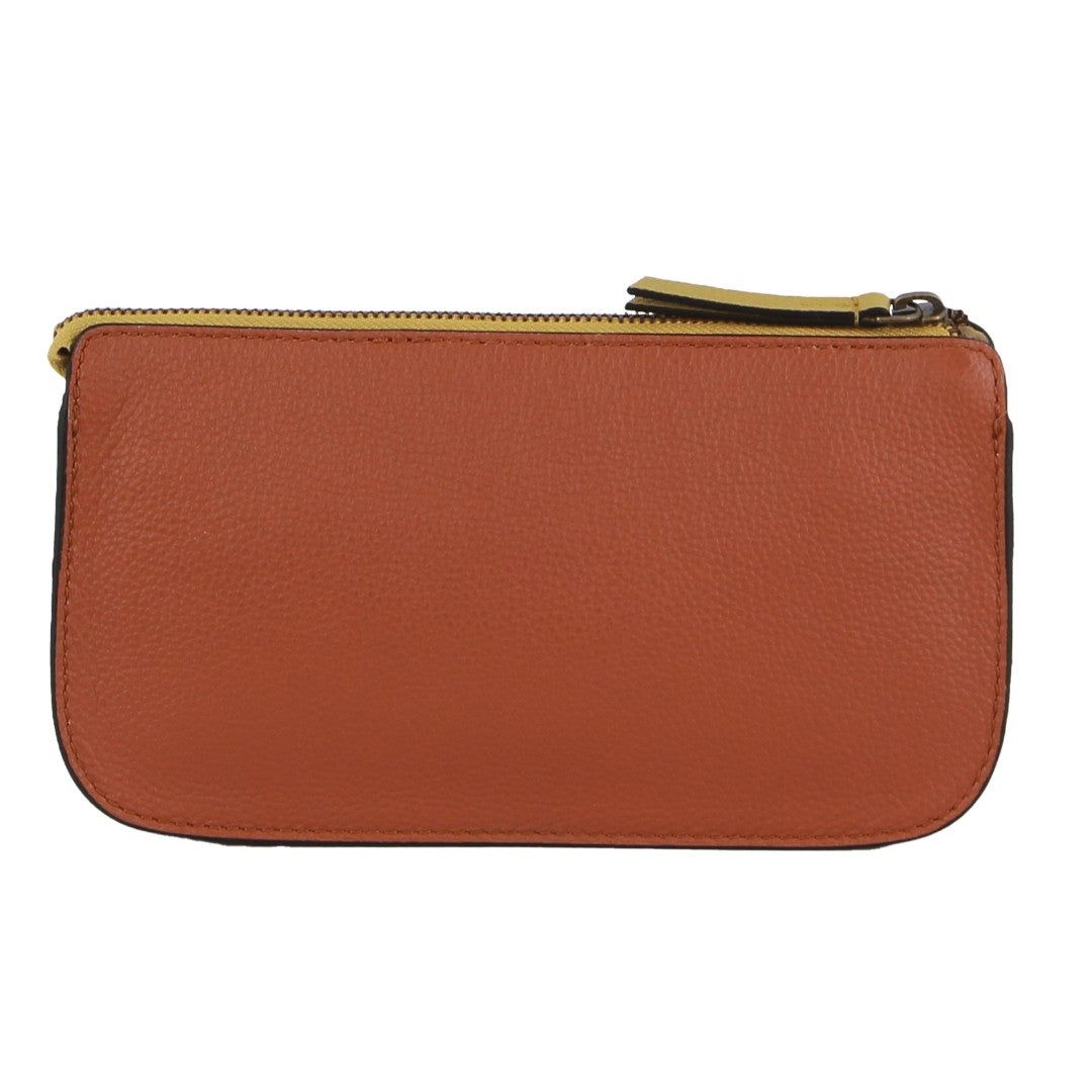 Kopertówka Pierre Cardin Leather Crossbody Clutch Bag Damskie Beżowe | NYISP-2137