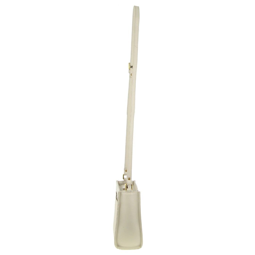 Kopertówka Pierre Cardin Leather Diamond Pattern Embossed Cross-Body Bag Damskie Beżowe | TVIOJ-0461