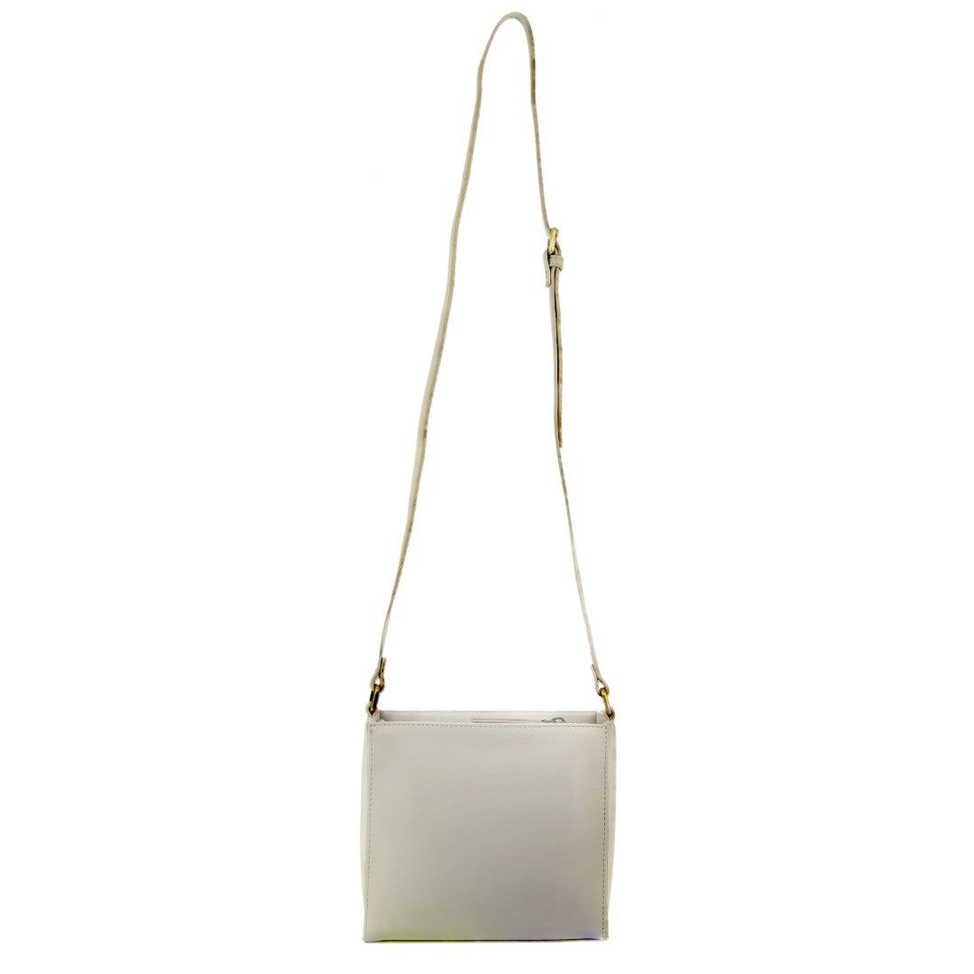 Kopertówka Pierre Cardin Leather Diamond Pattern Embossed Cross-Body Bag Damskie Beżowe | TVIOJ-0461