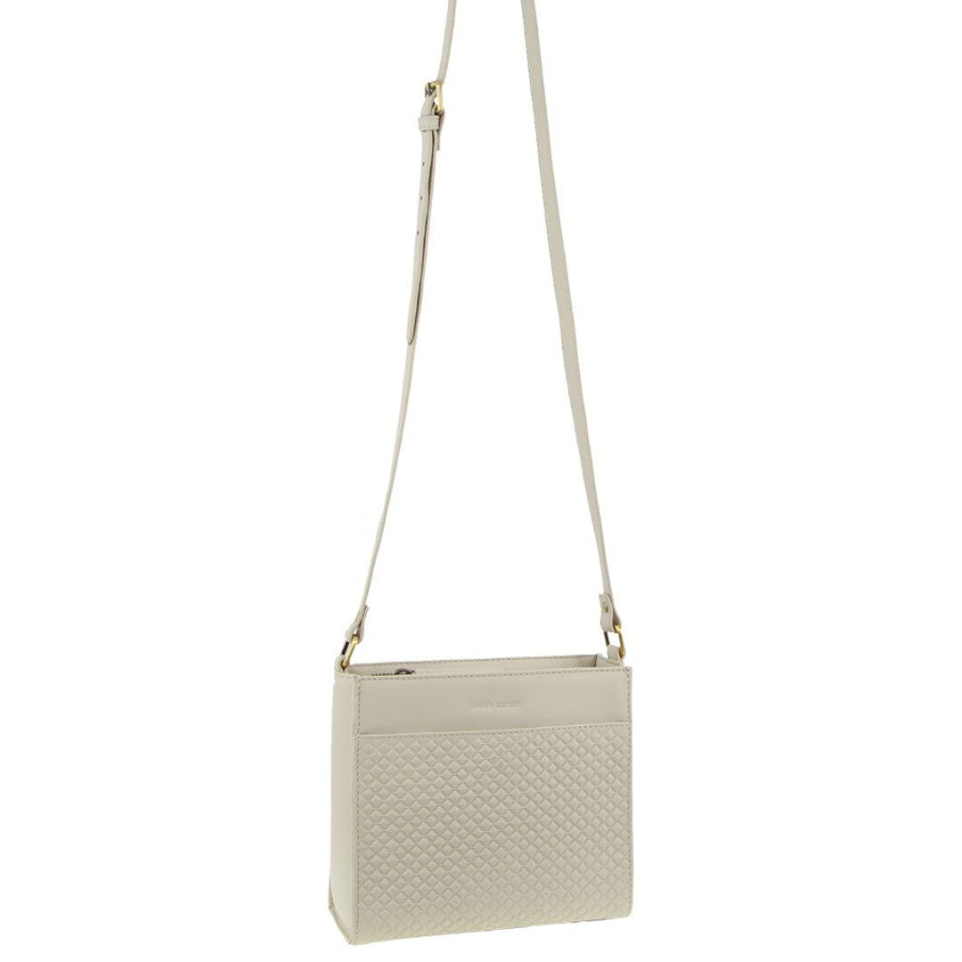 Kopertówka Pierre Cardin Leather Diamond Pattern Embossed Cross-Body Bag Damskie Beżowe | TVIOJ-0461