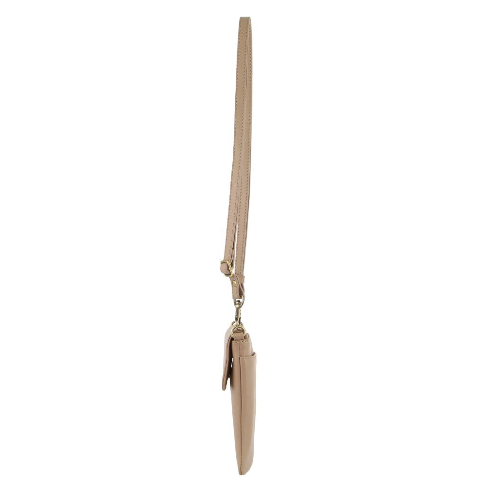 Kopertówka Pierre Cardin Leather Phone Cross-Body Bag Damskie Złote | TOKPV-6791