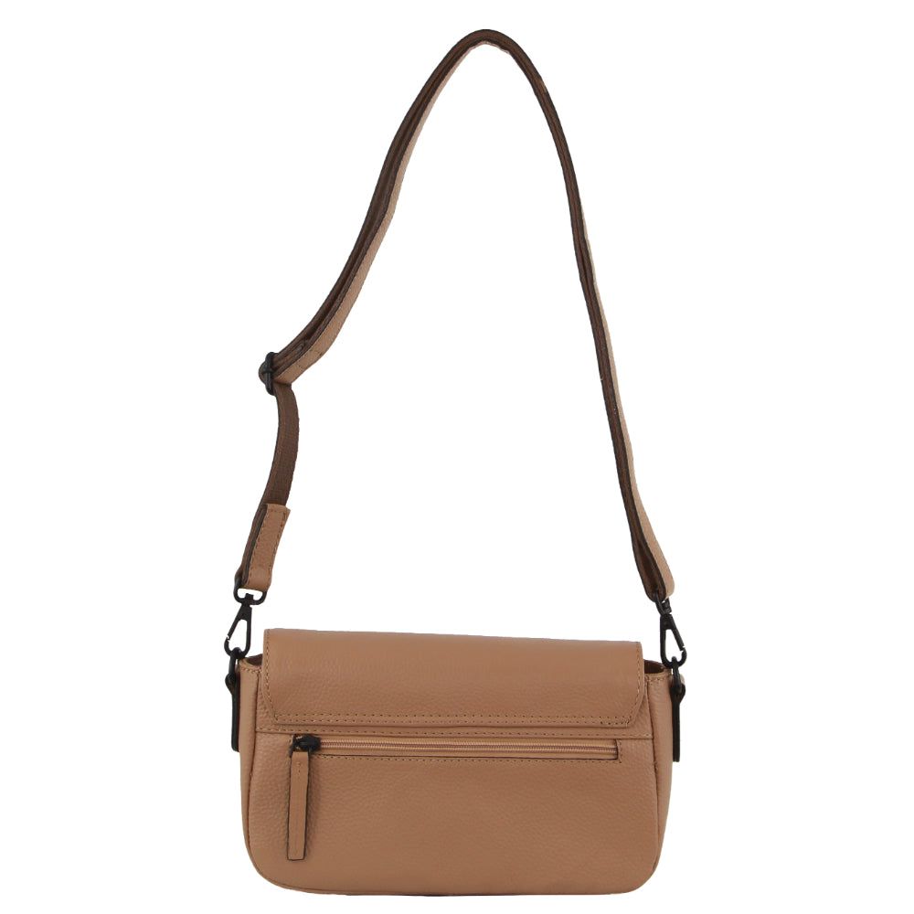 Kopertówka Pierre Cardin Leather Pleated Design Crossbody Bag Damskie Głęboka Brązowe | FAOVK-6910
