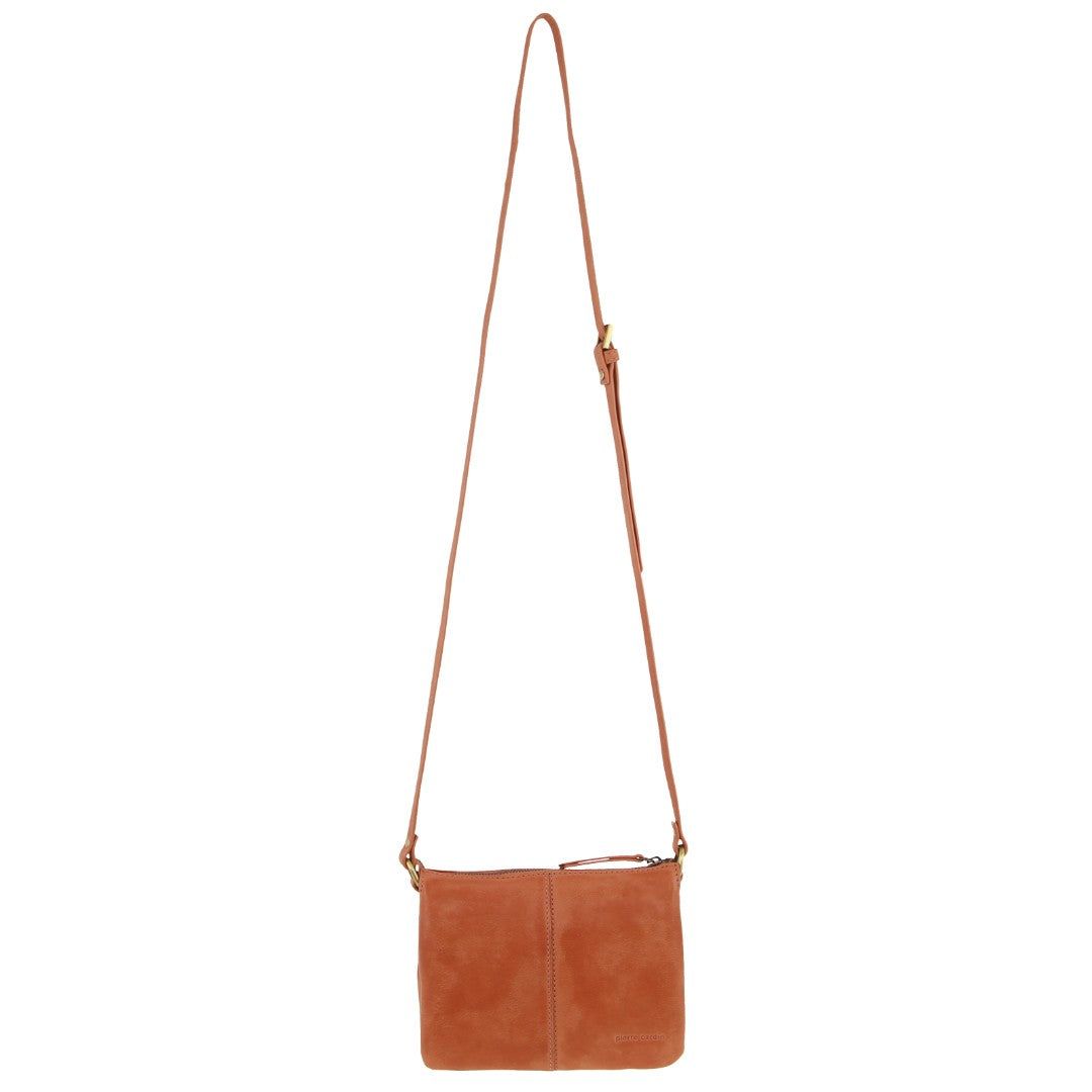 Kopertówka Pierre Cardin Leather Sleek Crossbody Bag Damskie Morelowe | JHUZM-4062