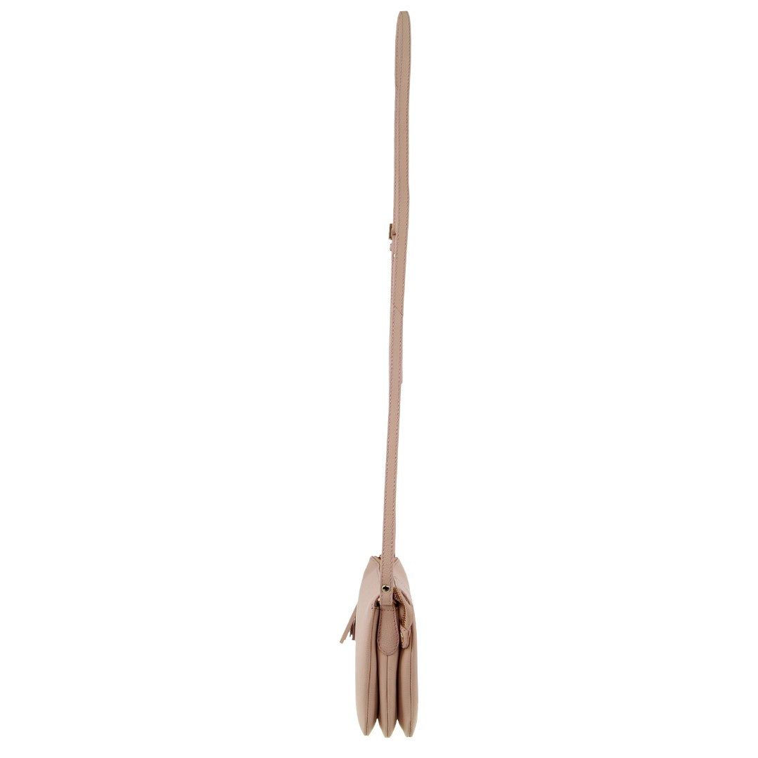 Kopertówka Pierre Cardin Leather Tassel Crossbody Bag Damskie Beżowe | QERSO-0945