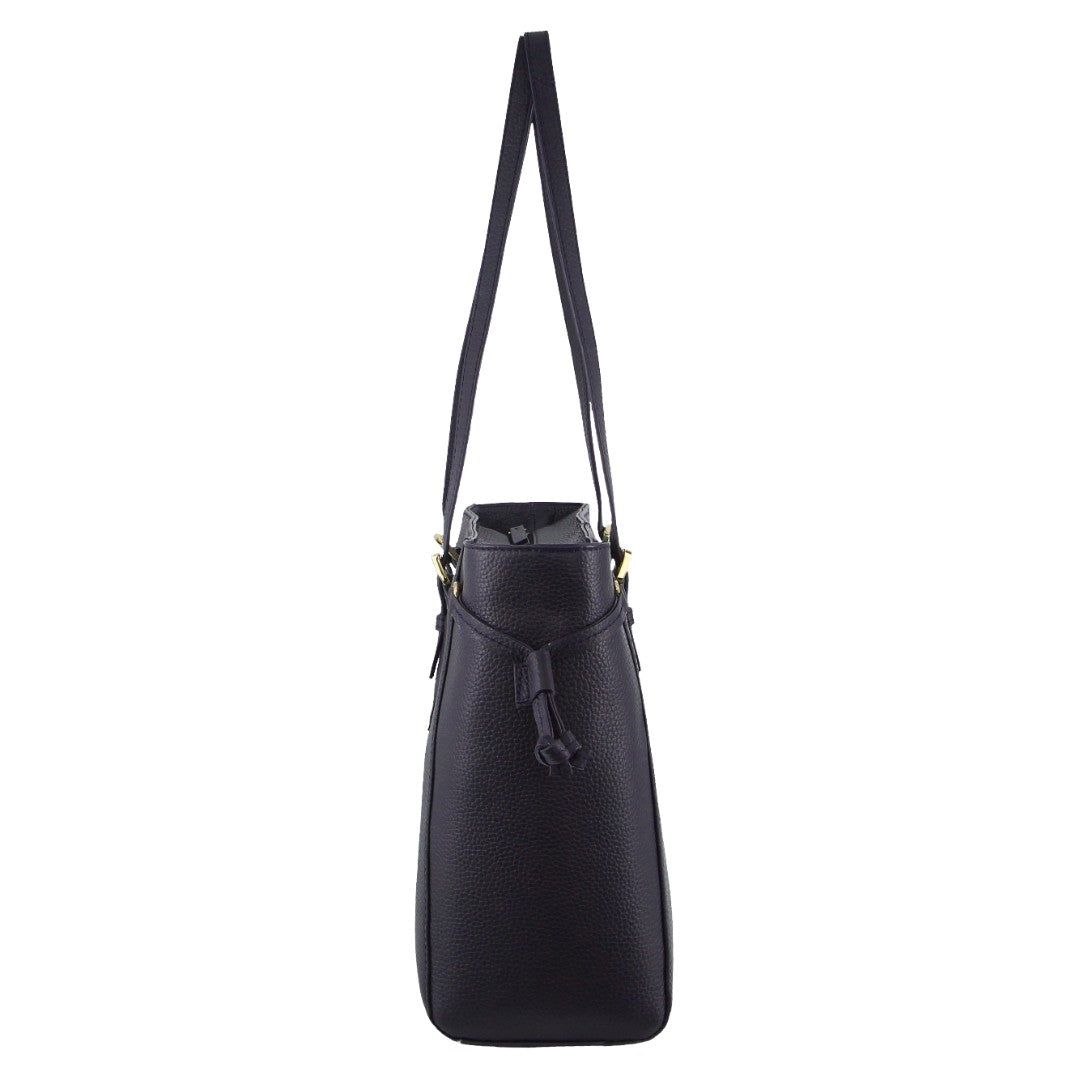Kopertówka Pierre Cardin Leather Tote Bag Damskie Granatowe | YJALK-3148
