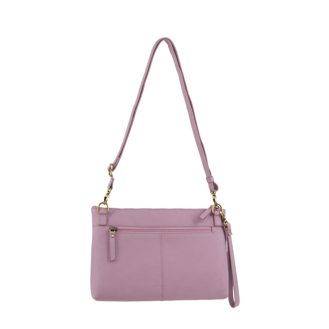 Kopertówka Pierre Cardin Vintage Leather Multiway Crossbody Bag Clutch Damskie Różowe | YEGMV-3451