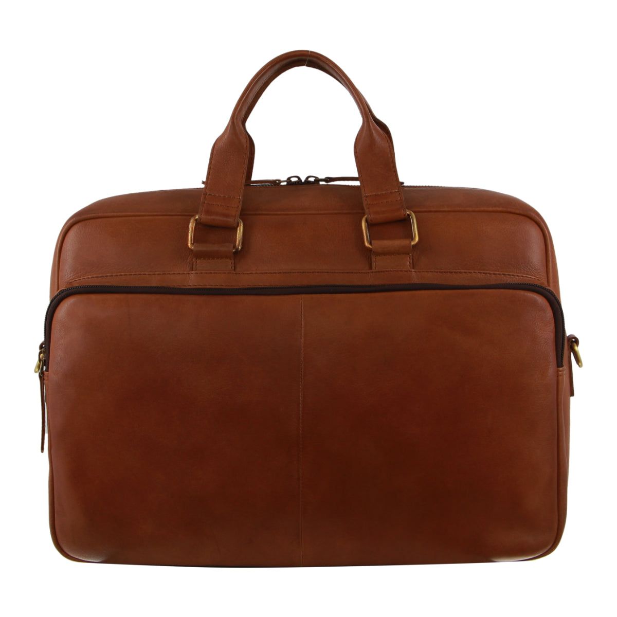 Laptop Pierre Cardin Rustic Business Computer Bag Travel Brązowe | OHMRC-2931