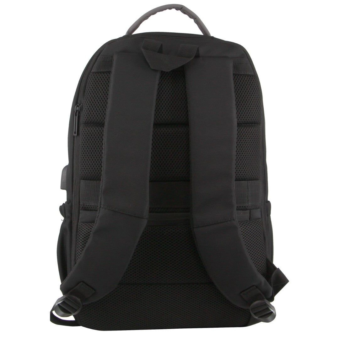 Laptop Pierre Cardin Travel & Business Backpack with Built-in USB Port Travel Ciemny Szare | HKLGN-0186