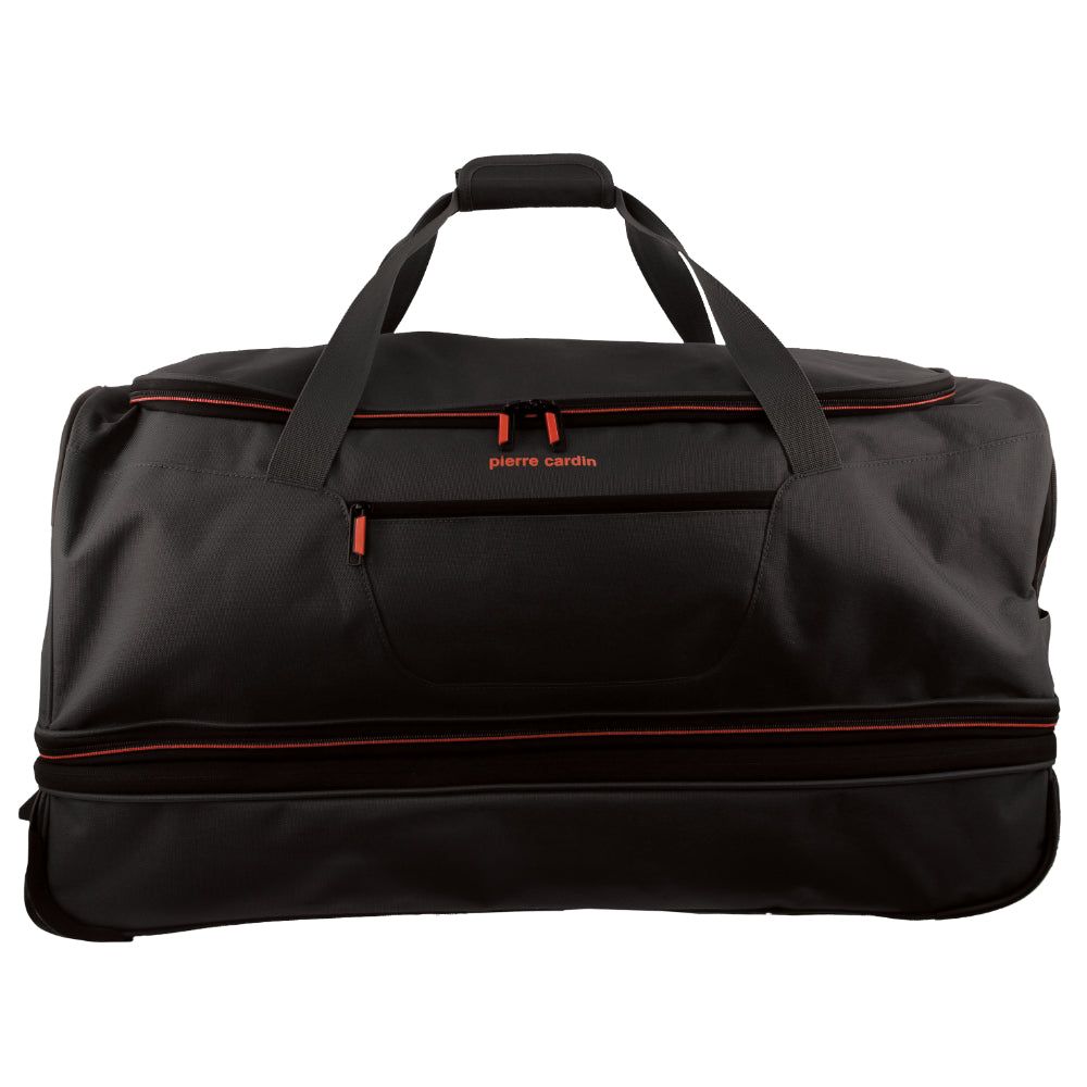 Large Cases Pierre Cardin 82cm Large Soft Trolley Case Travel Czarne | NSHYV-6935