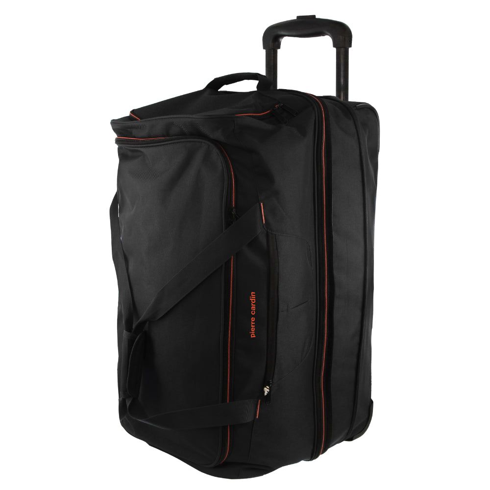 Large Cases Pierre Cardin 82cm Large Soft Trolley Case Travel Czarne | NSHYV-6935