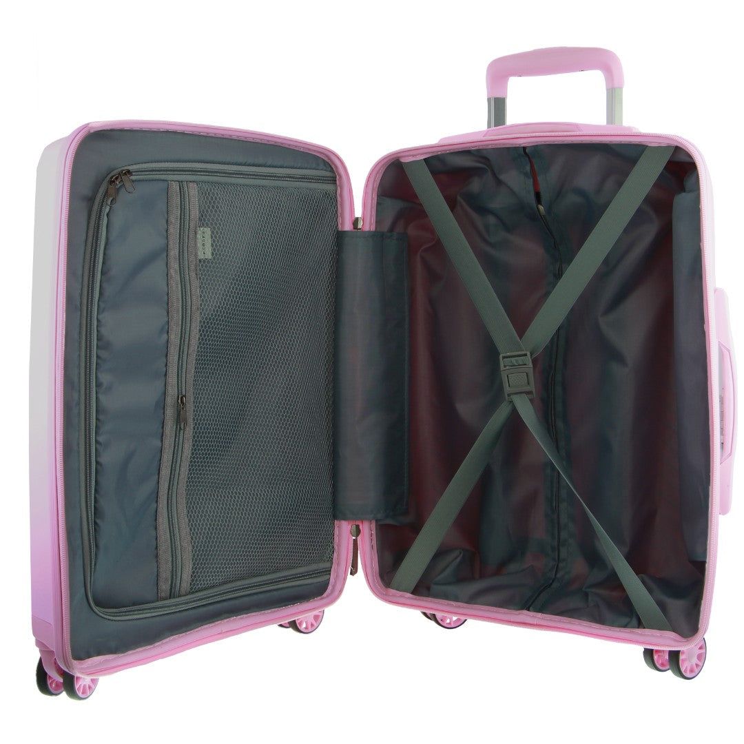 Medium Cases Pierre Cardin 65cm Medium Hard-Shell Suitcase Travel Różowe | RFWGD-4183