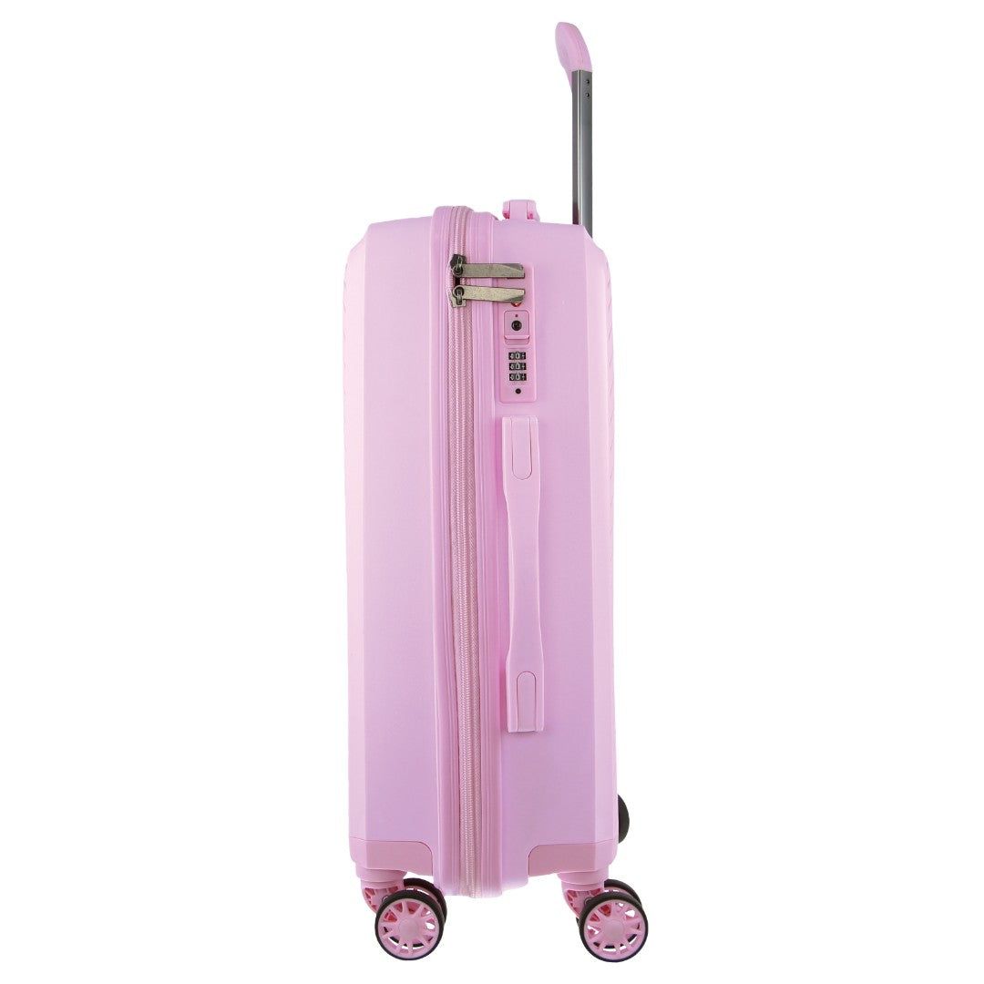 Medium Cases Pierre Cardin 65cm Medium Hard-Shell Suitcase Travel Różowe | RFWGD-4183