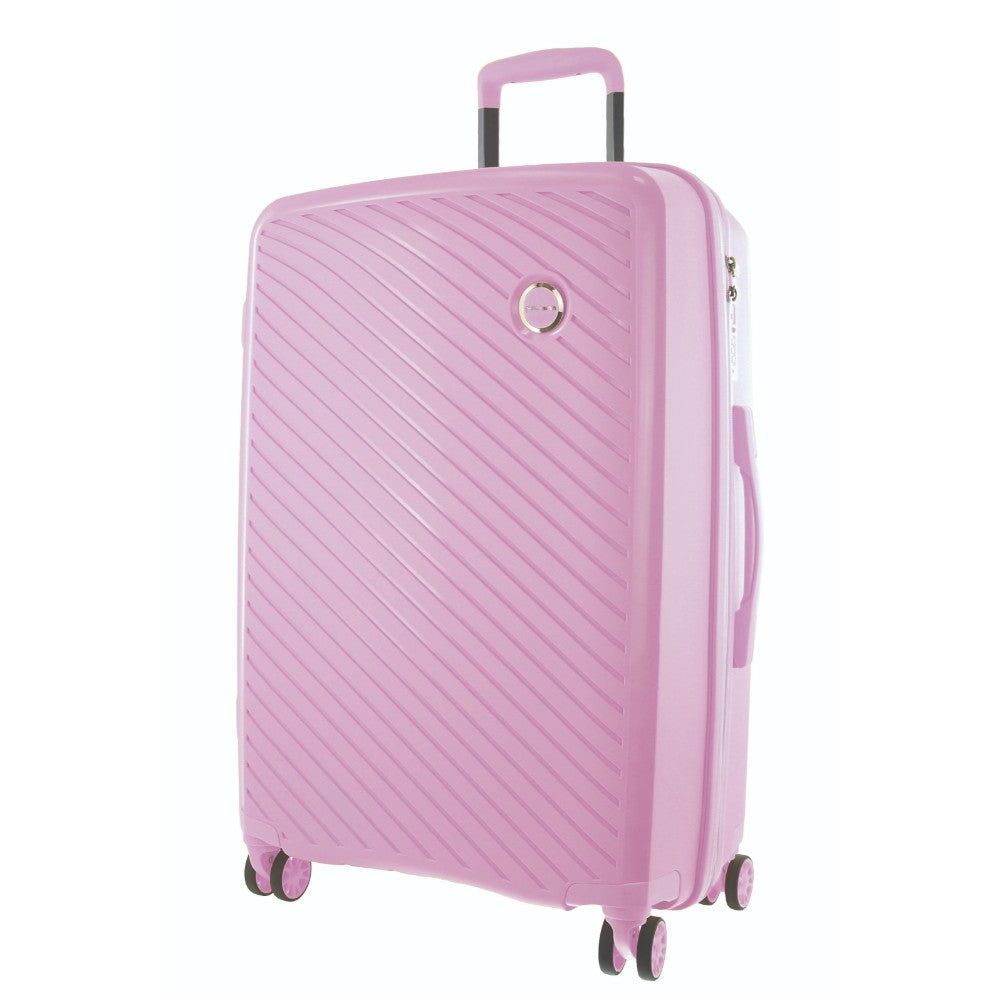 Medium Cases Pierre Cardin 65cm Medium Hard-Shell Suitcase Travel Różowe | RFWGD-4183