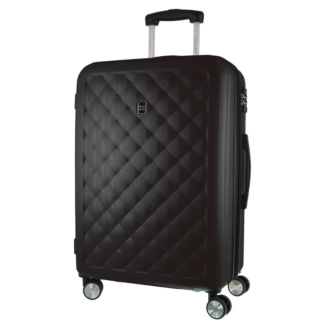 Medium Cases Pierre Cardin 70cm MEDIUM Hard Shell Case Travel Czarne | BKTJY-4502