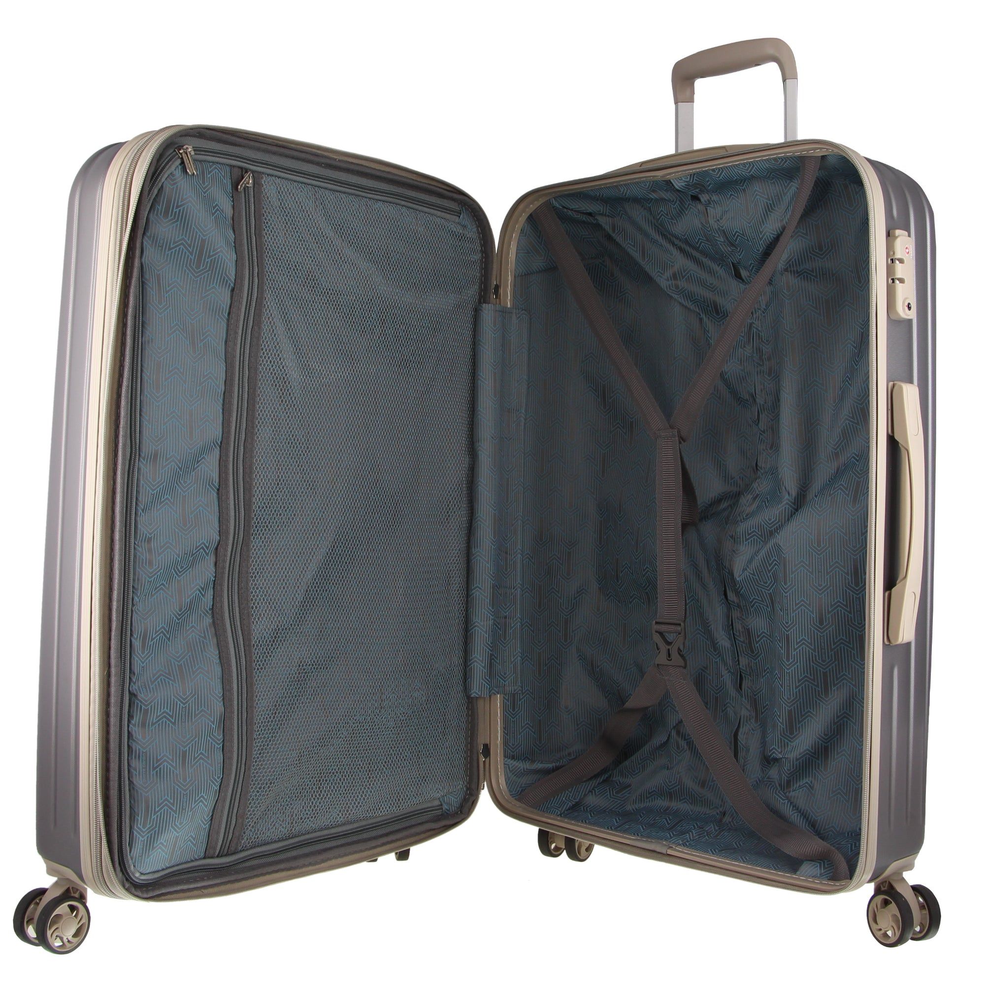 Medium Cases Pierre Cardin 70cm Medium Hard-Shell Suitcase Travel Jasny Szare | WZVJN-5647