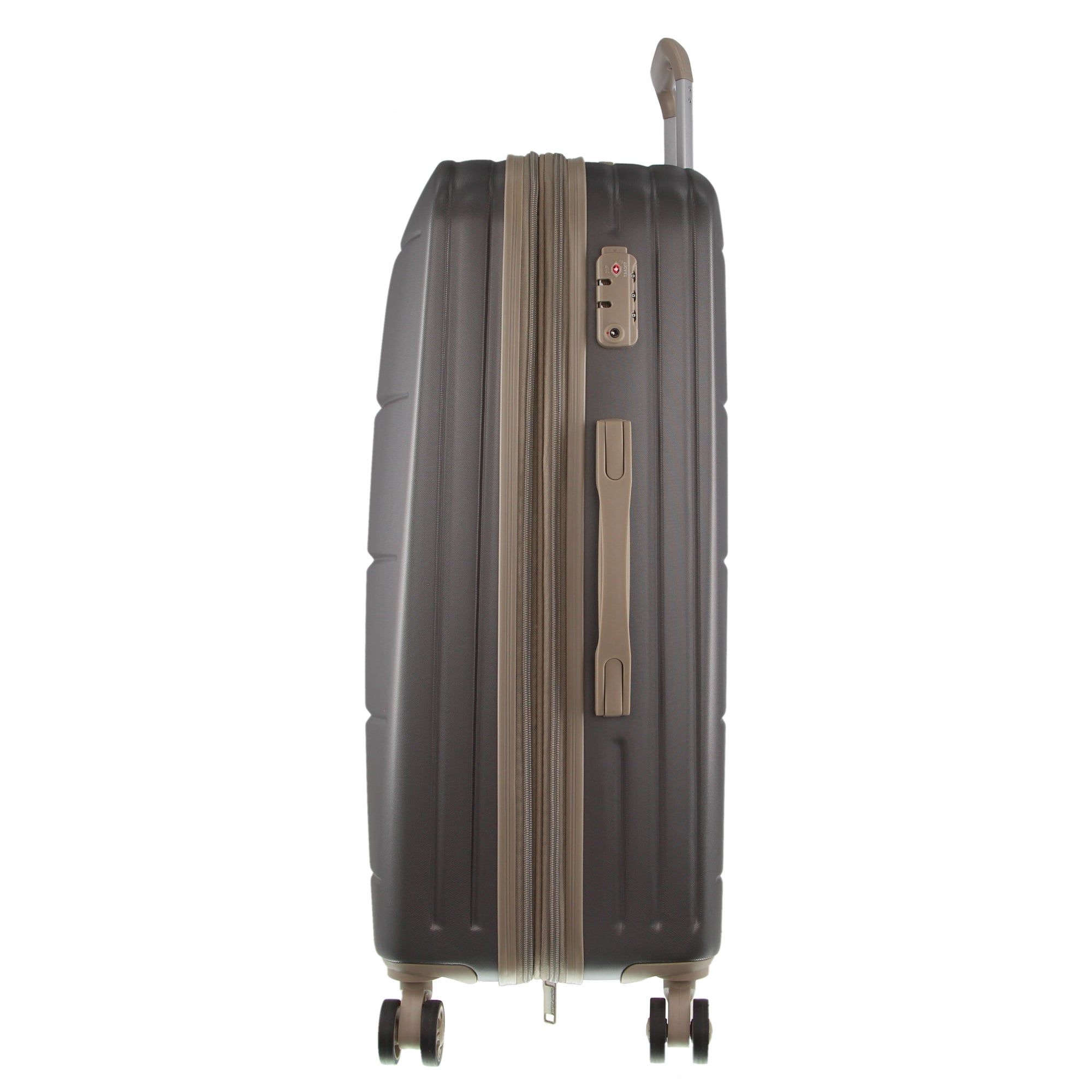 Medium Cases Pierre Cardin 70cm Medium Hard-Shell Suitcase Travel Jasny Szare | WZVJN-5647