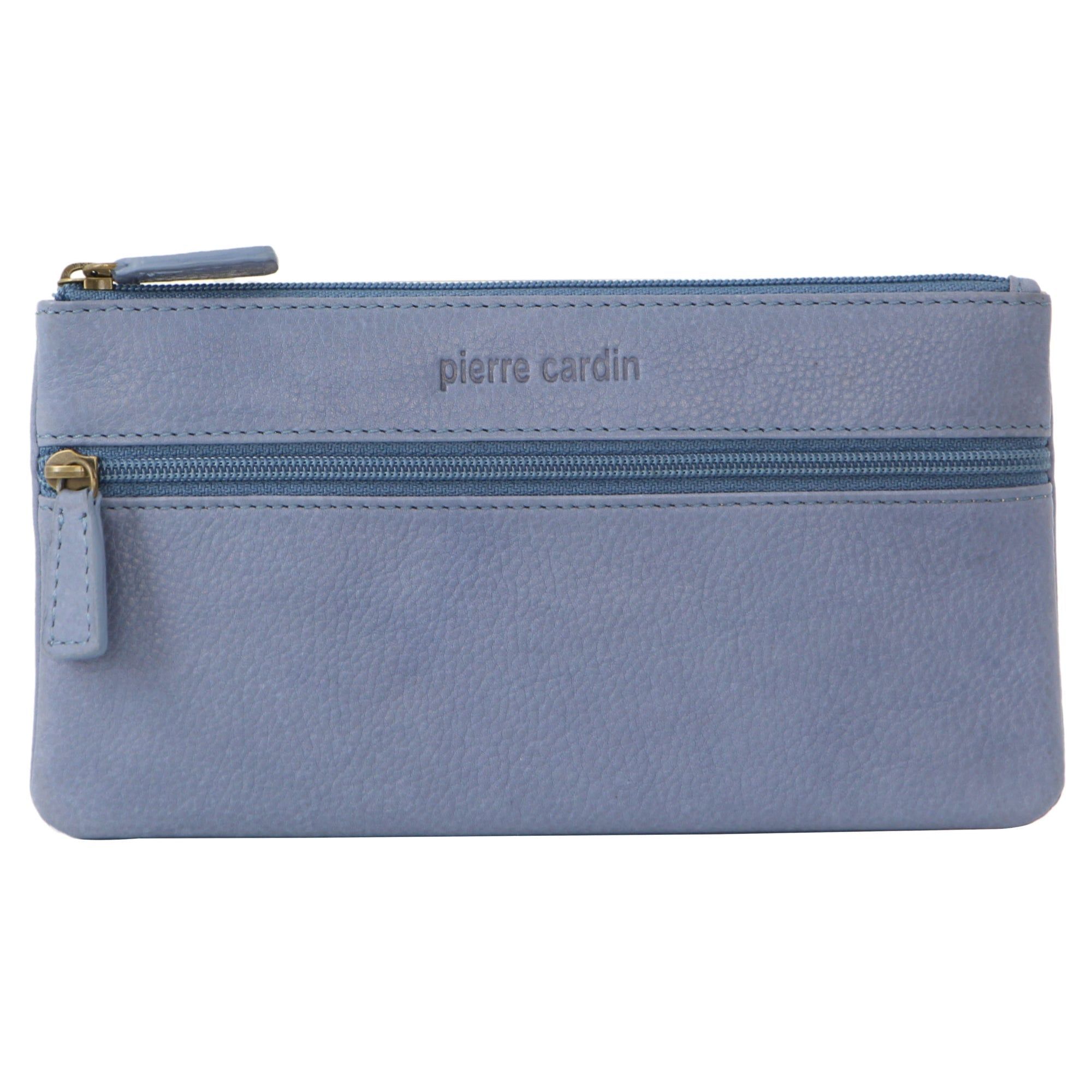 Medium Wallets Pierre Cardin Genuine Leather Coin Purse Damskie Brązowe | ZFINC-9654
