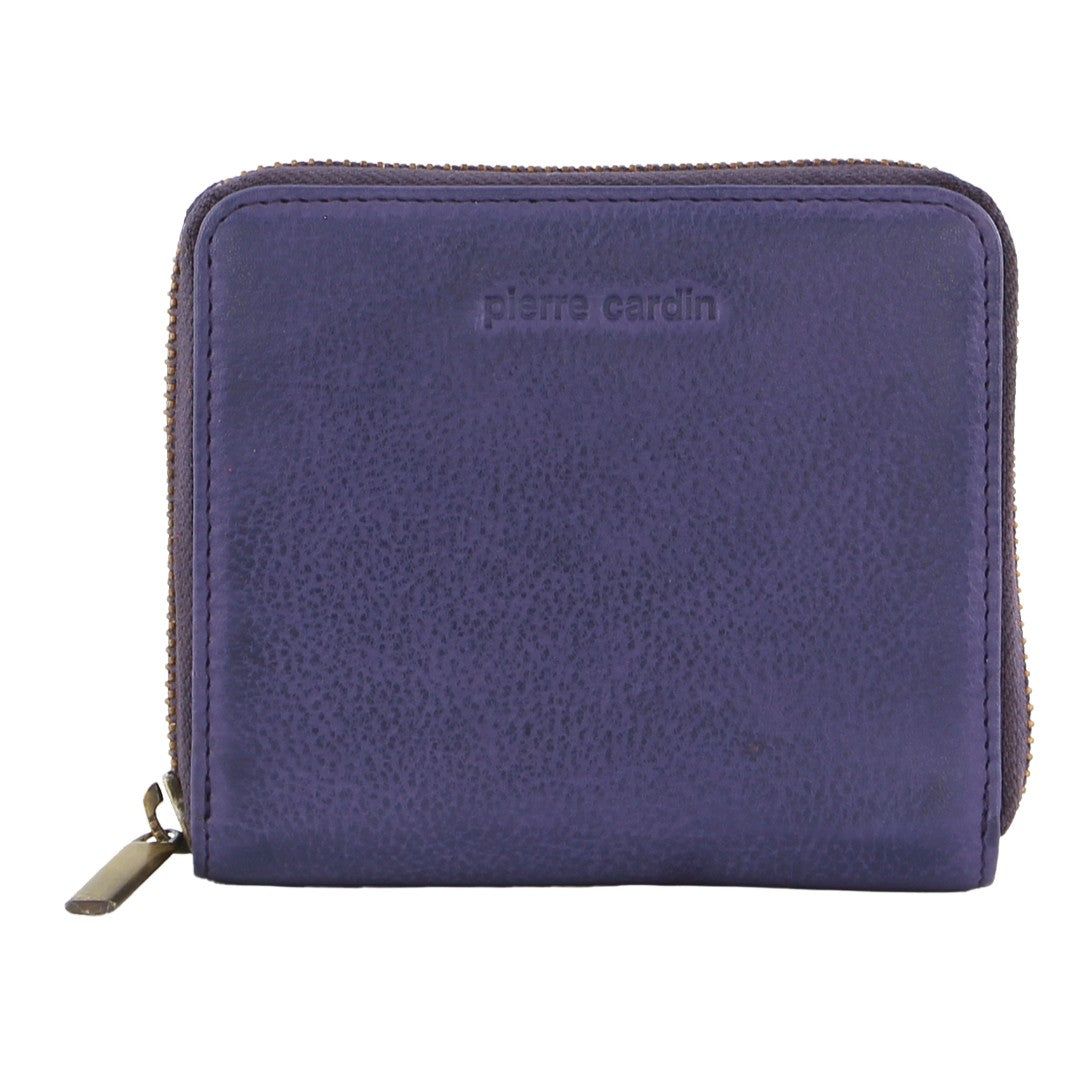 Medium Wallets Pierre Cardin Leather Zip around wallet Damskie Różowe | JHXSR-1053