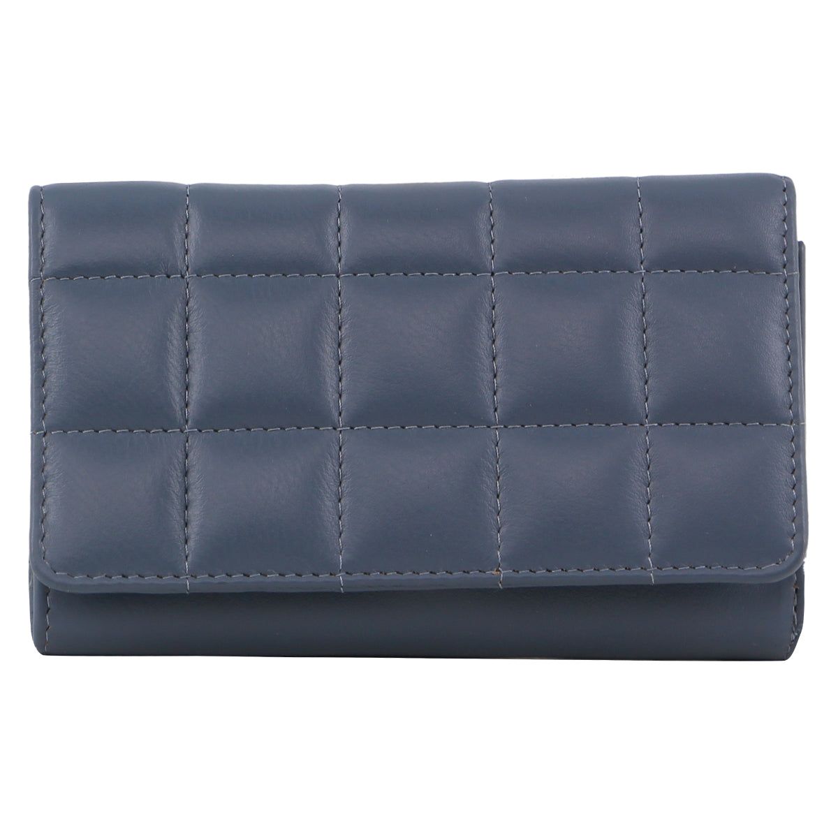 Medium Wallets Pierre Cardin Pleated Leather Tri-Fold Wallet Damskie Cement | WHRMU-1362