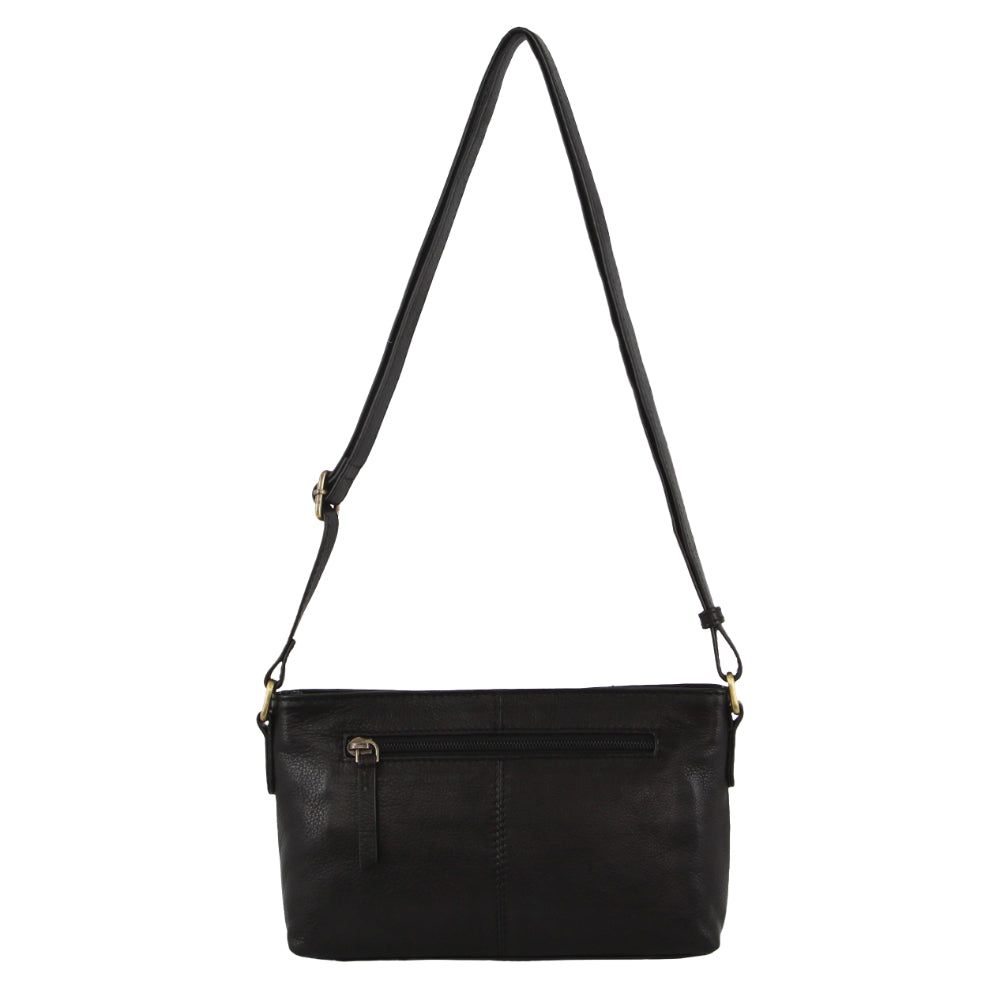 Mobile Phone Wallets Pierre Cardin Leather Woven Design Crossbody Bag Damskie Czarne | FNVLQ-0927
