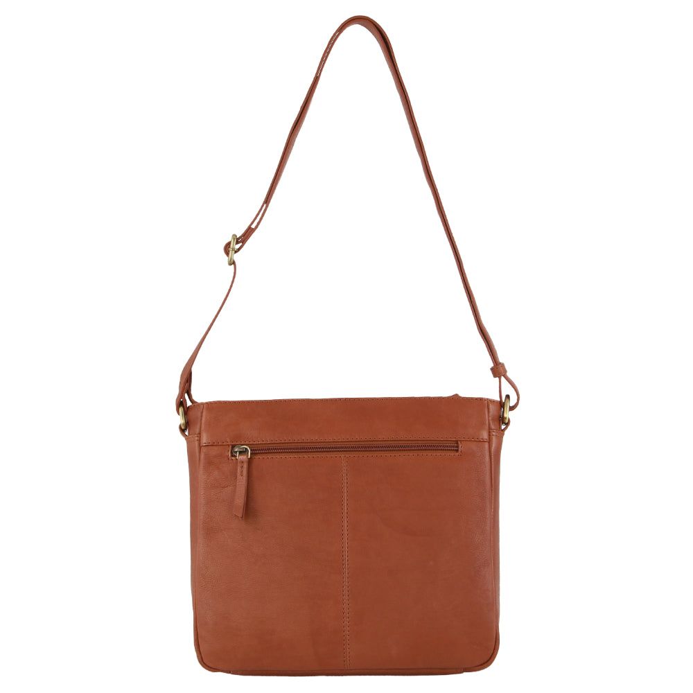 Mobile Phone Wallets Pierre Cardin Leather Woven-Stich Design Crossbody Bag Damskie Brązowe | DGCIO-7148