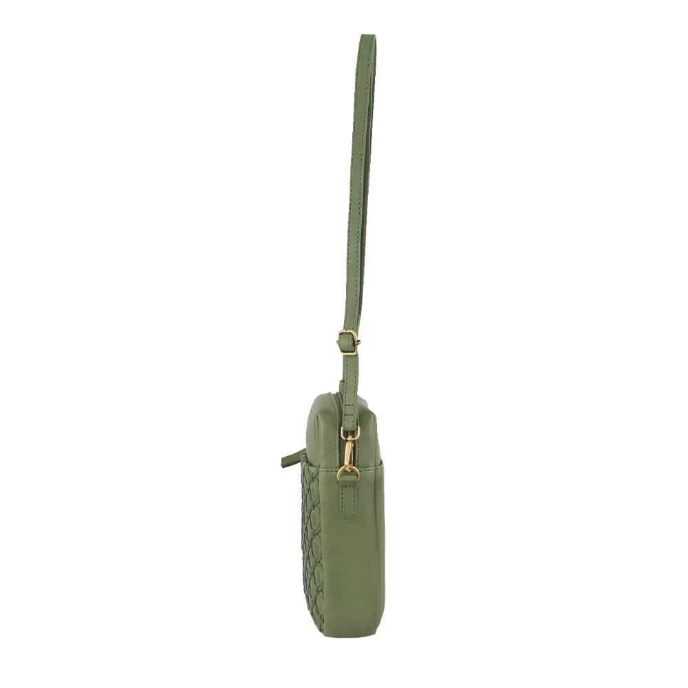 Mobile Phone Wallets Pierre Cardin Leather Embossed Phone Crossbody Bag Damskie Leaf | ACDRT-7246
