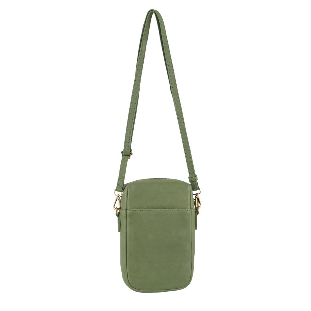 Mobile Phone Wallets Pierre Cardin Leather Embossed Phone Crossbody Bag Damskie Leaf | ACDRT-7246