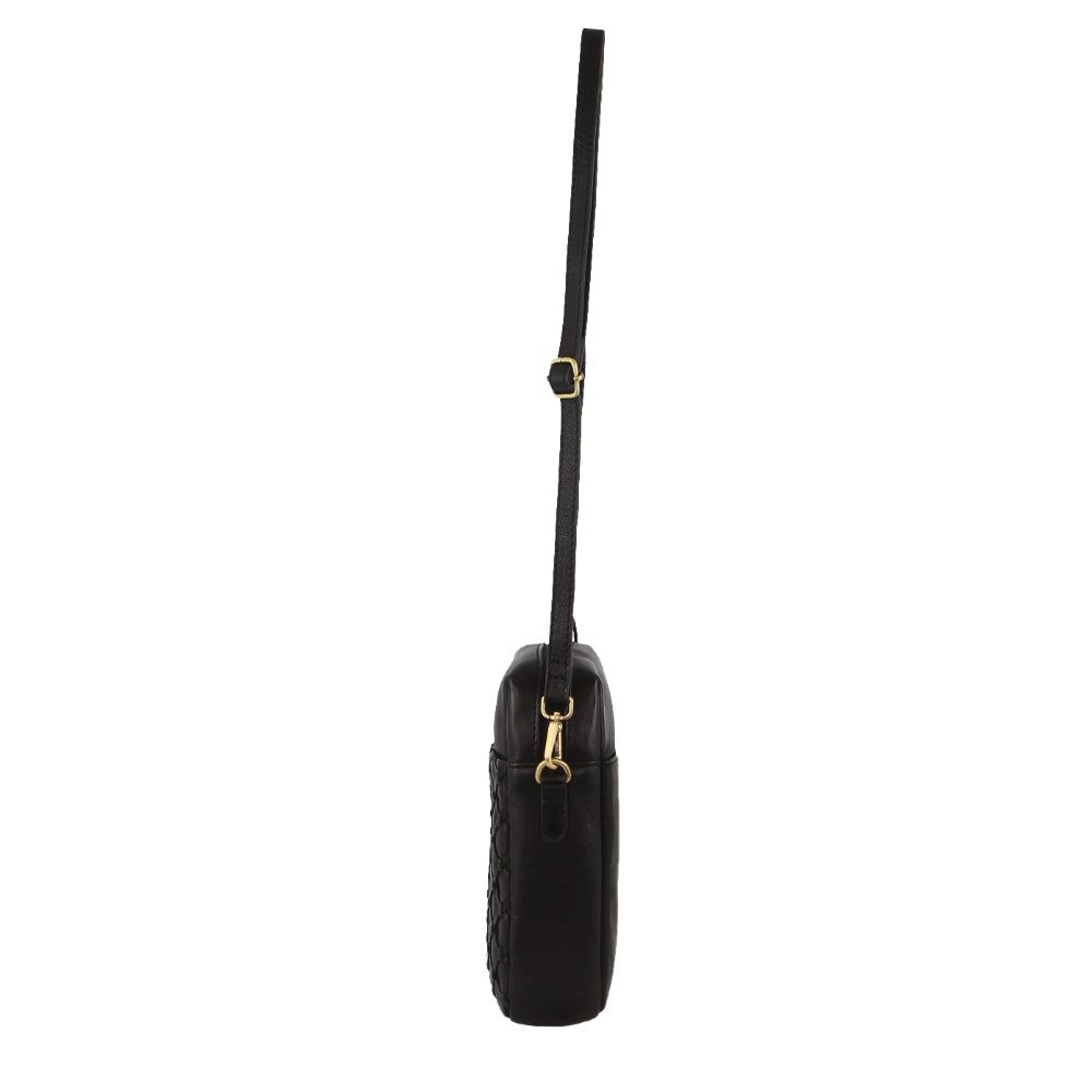 Mobile Phone Wallets Pierre Cardin Leather Embossed Phone Crossbody Bag Damskie Czarne | TPNZW-1796