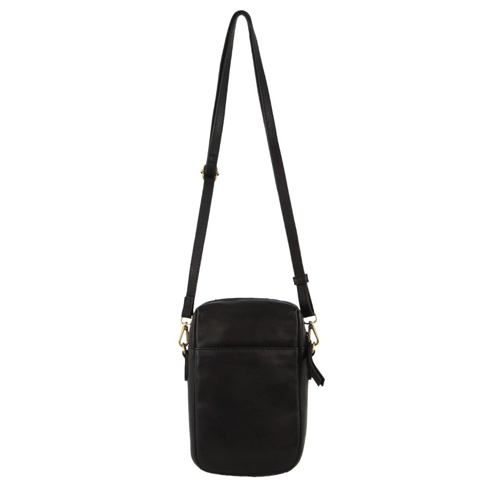 Mobile Phone Wallets Pierre Cardin Leather Embossed Phone Crossbody Bag Damskie Czarne | TPNZW-1796