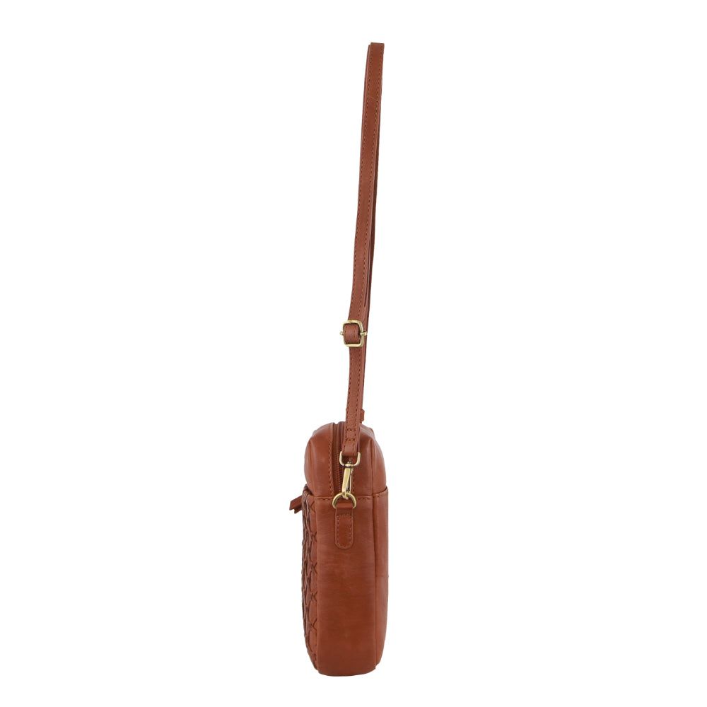 Mobile Phone Wallets Pierre Cardin Leather Embossed Phone Crossbody Bag Damskie Brązowe | ZMAUK-4806